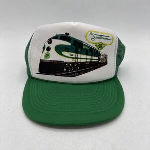 Vintage The Southerner Trucker Hat Adults Locomotive Trains 80s 90s Snapback